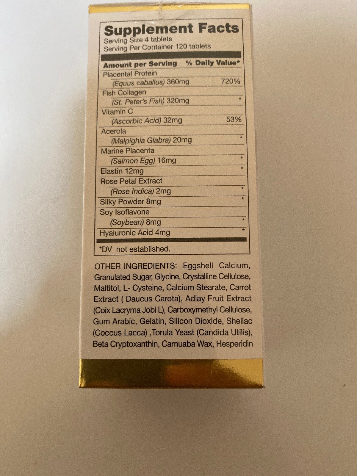 Mosbeau Placenta White Advanced Skin Whitening Tablets