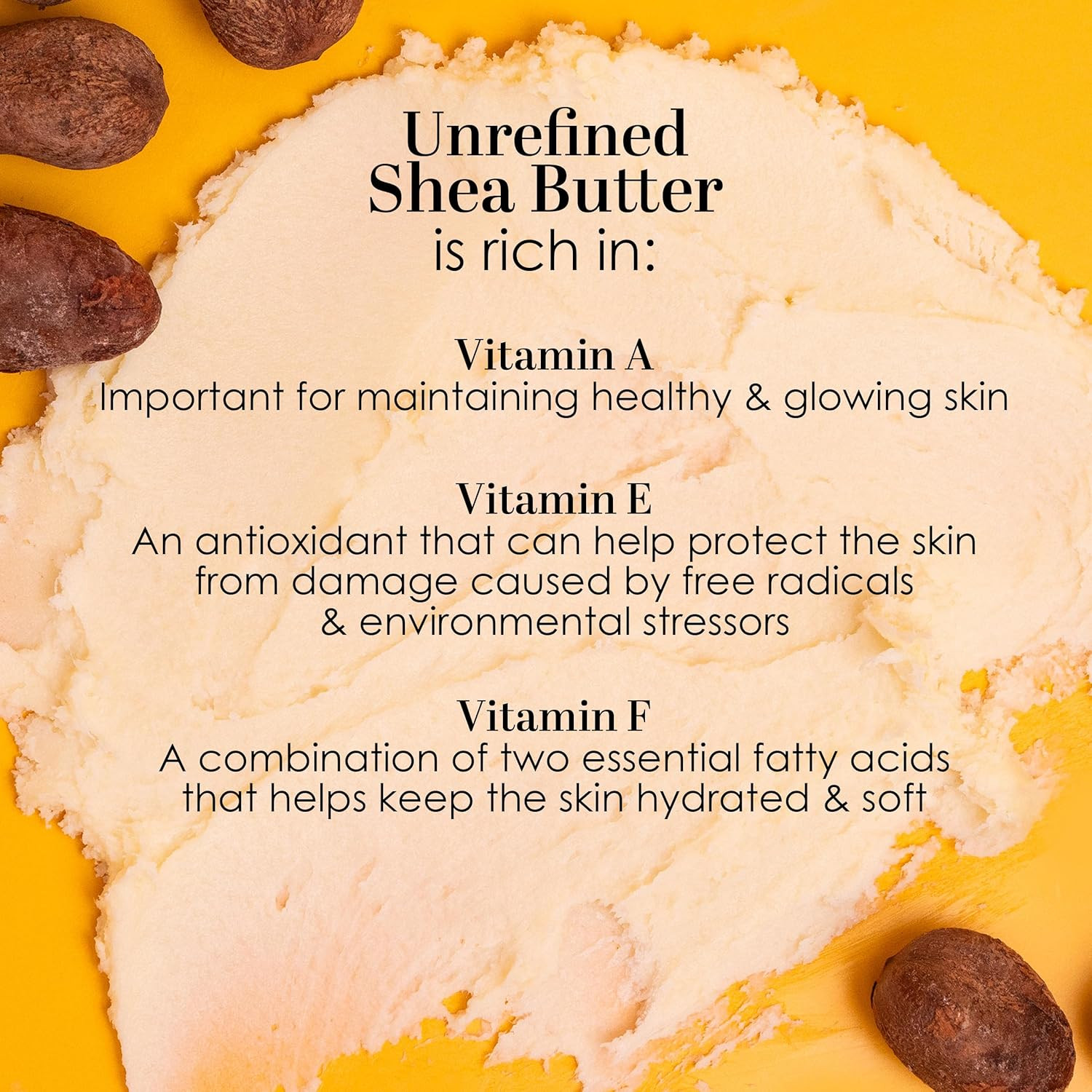 Raw Shea Butter – 100% Pure Unrefined African Shea Butter | Deep Moisturizer for