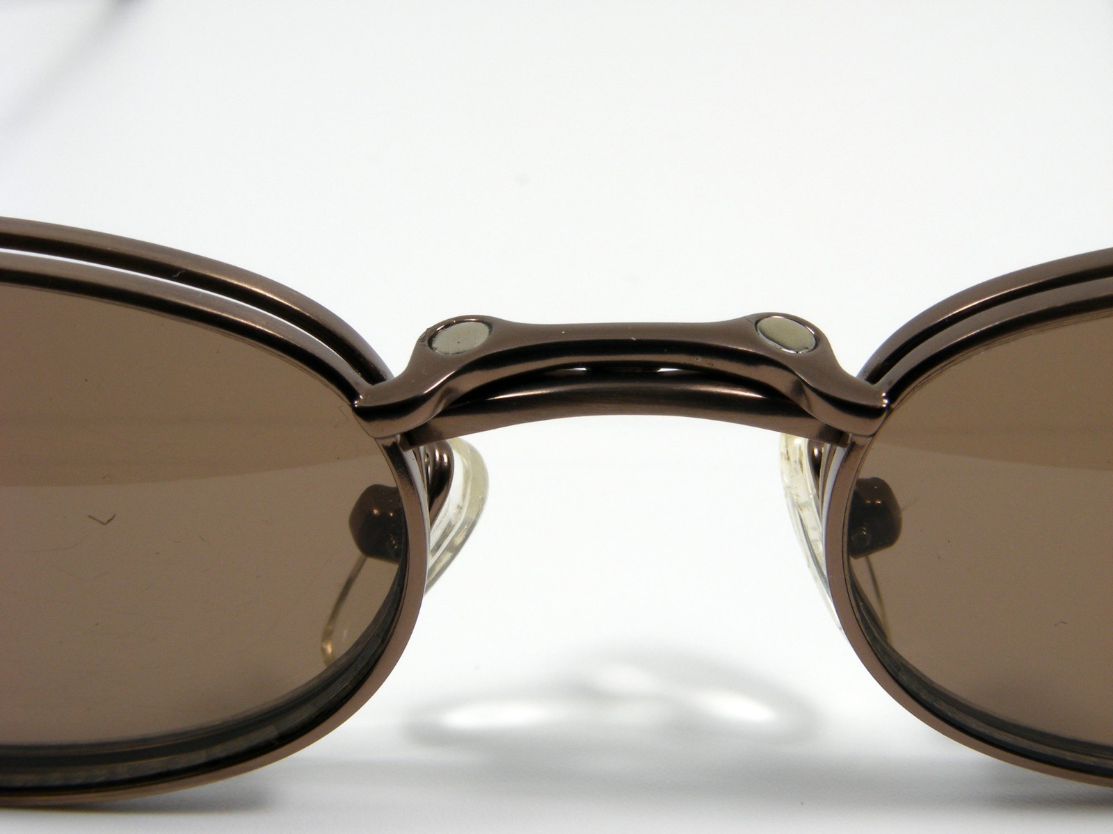 SOLANO A. Copper Eyeglasses 2033 48-19-135 Magnetic Clip-On Brown Polarized Lens