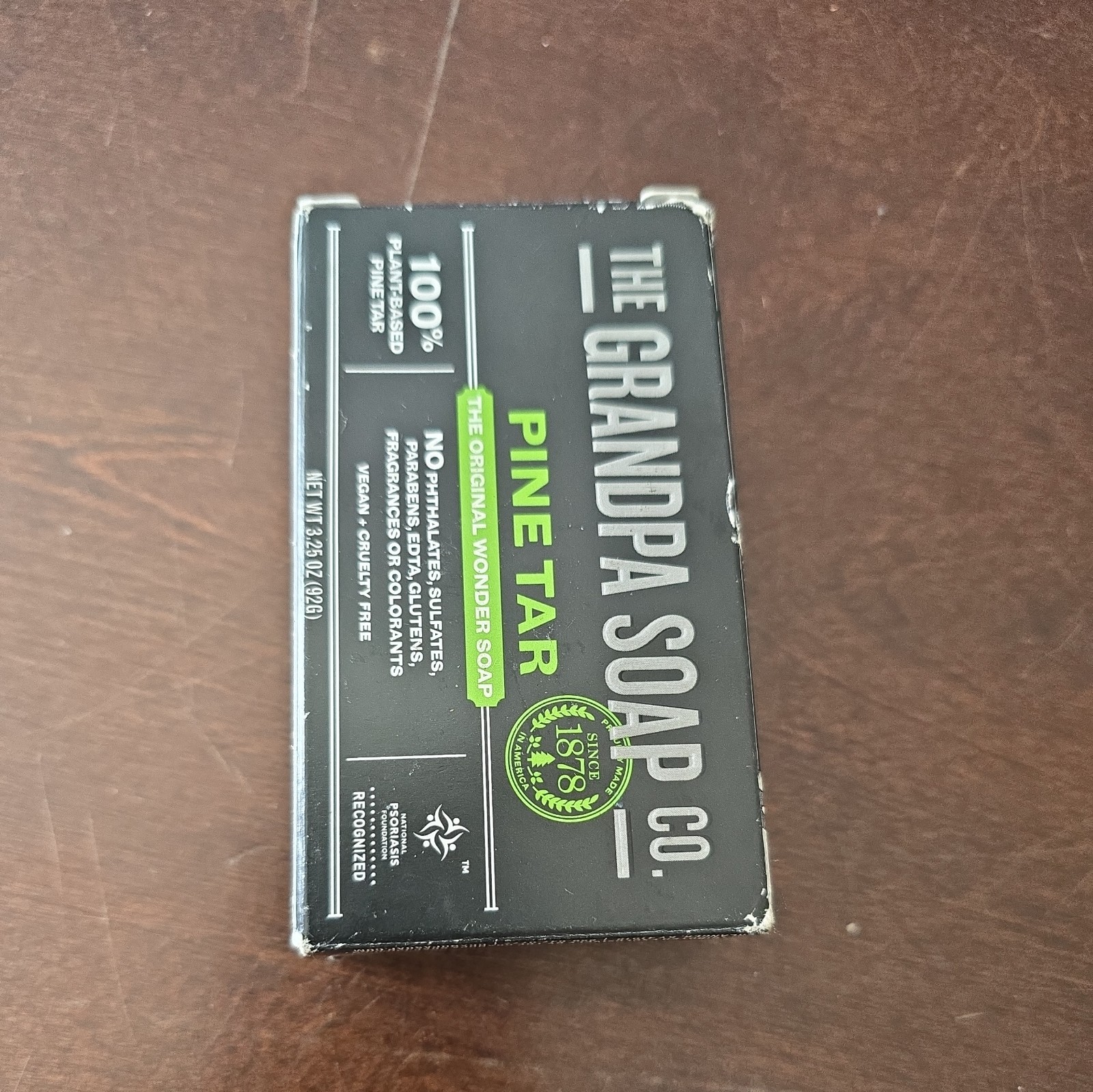 The Grandpa Soap Co. Original Wonder Soap Pine Tar 3.25 Oz. (C059)