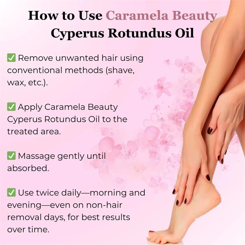 5PCS Cyperus Rotundus Oil – 60ml Natural Cyperus Rotundus Oil For Hair Removal