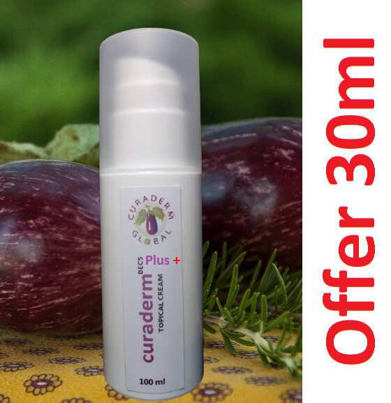 Curaderm BEC5 Plus+ Cream 30ml New Formula. Full Spectrum . ⭐ ORIGINAL ⭐ .