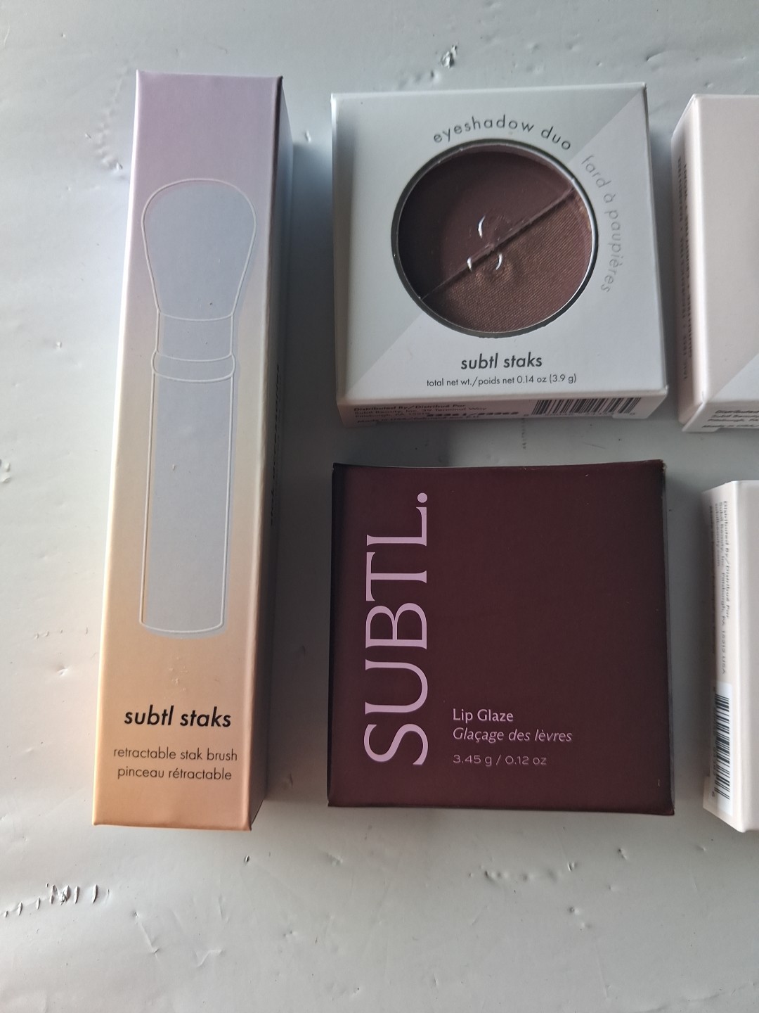 SUBTL. A Box Full Of Makeup Goodies 7 Items. See All Items In Pictures