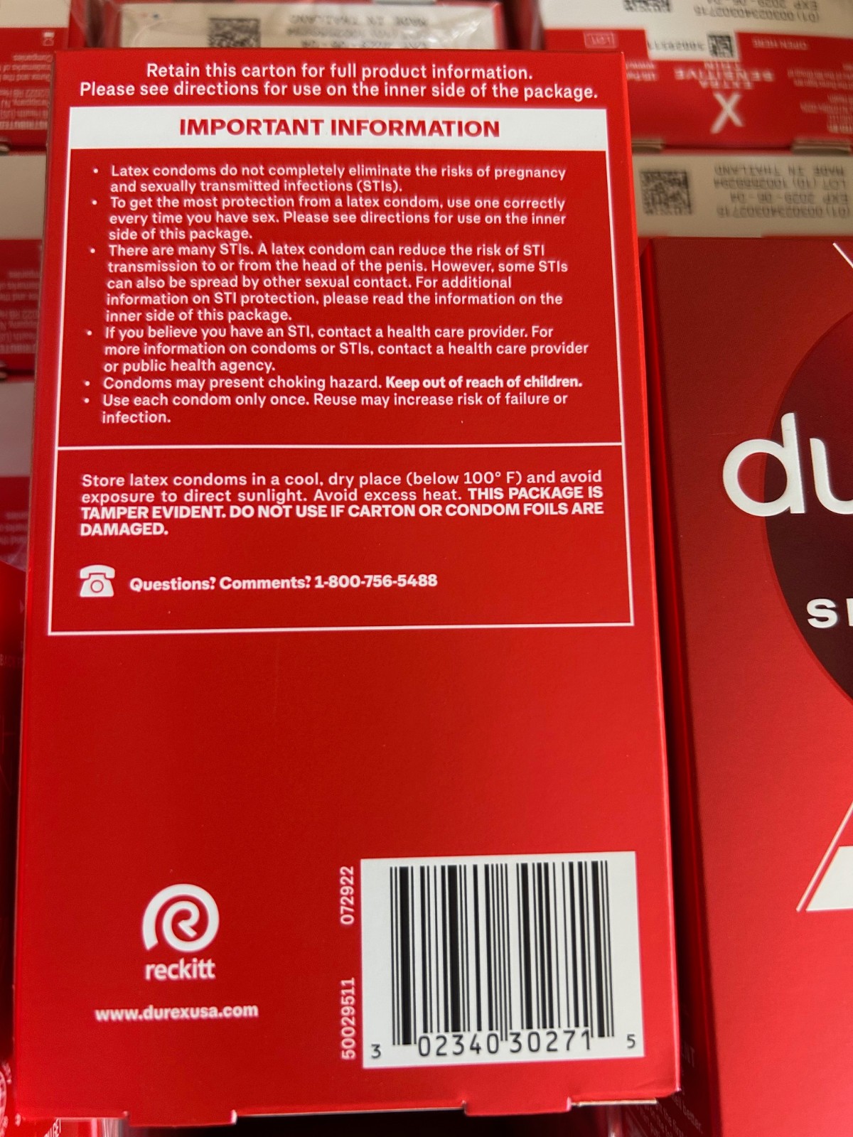 12x Durex EXtra Sensitive Thin Condoms regular fit latex EXP 6/2029 rubber New