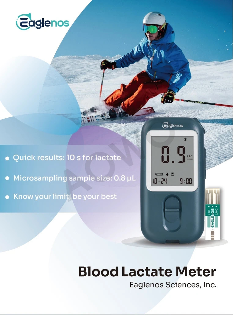 Eaglenos Blood Lactate Tester Handheld High-Precision Lactate Monitor Meter