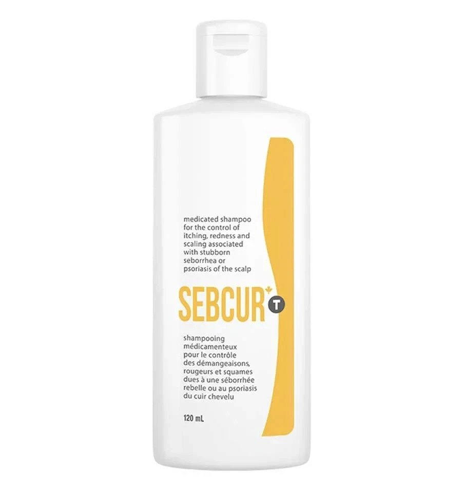 10% Coal Tar Shampoo 120ML SEBCUR/ T 4% Salicylic Acid Always Fresh Long Expiry