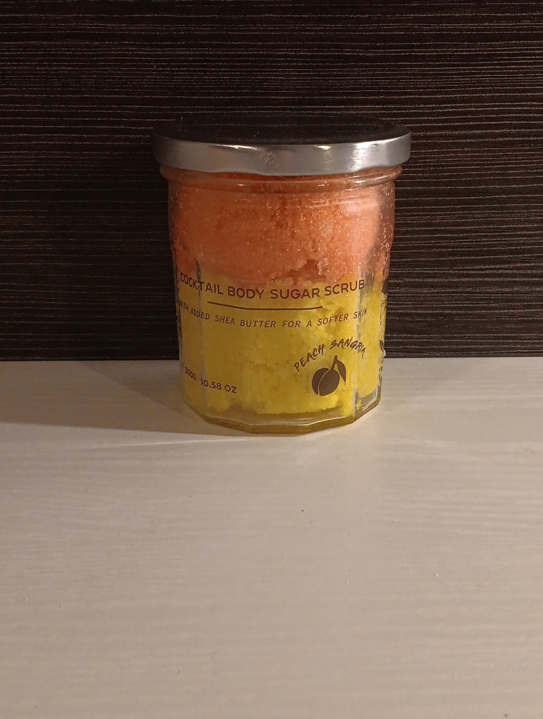 Handmade Body Scrub Peach Sangria From The United Kingdom.we Sell Luxury Soaps!!