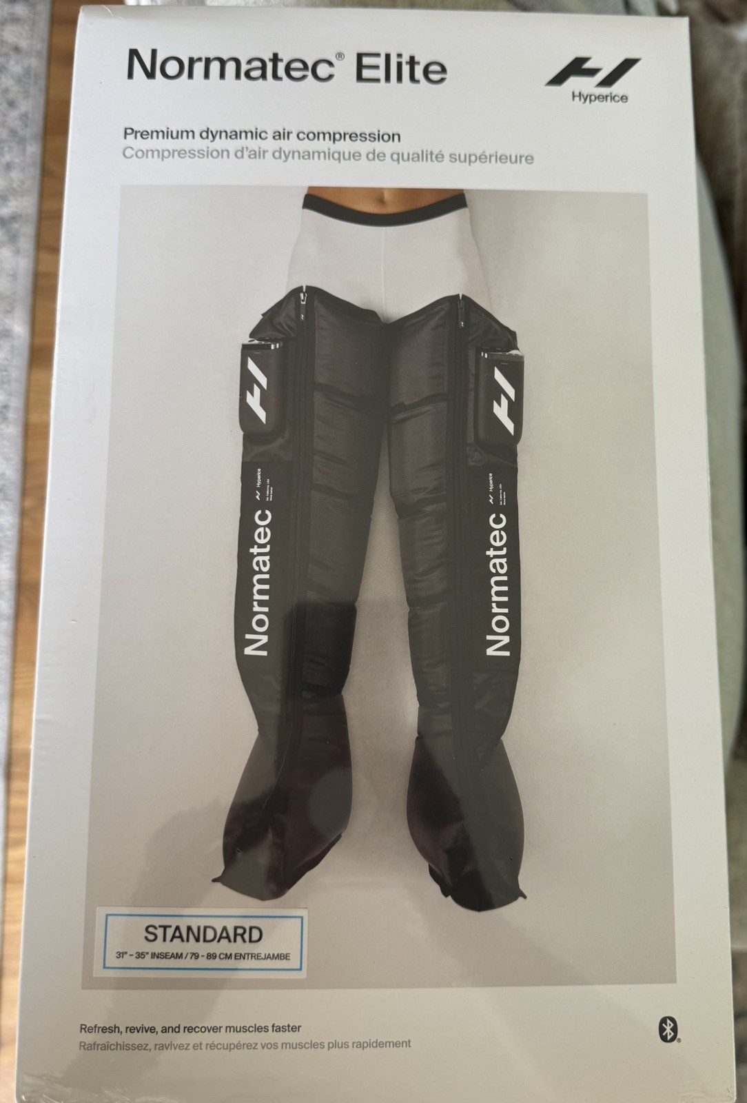 Hyperice Normatec Elite Legs Size Standard – Dynamic Air Compression Massage –