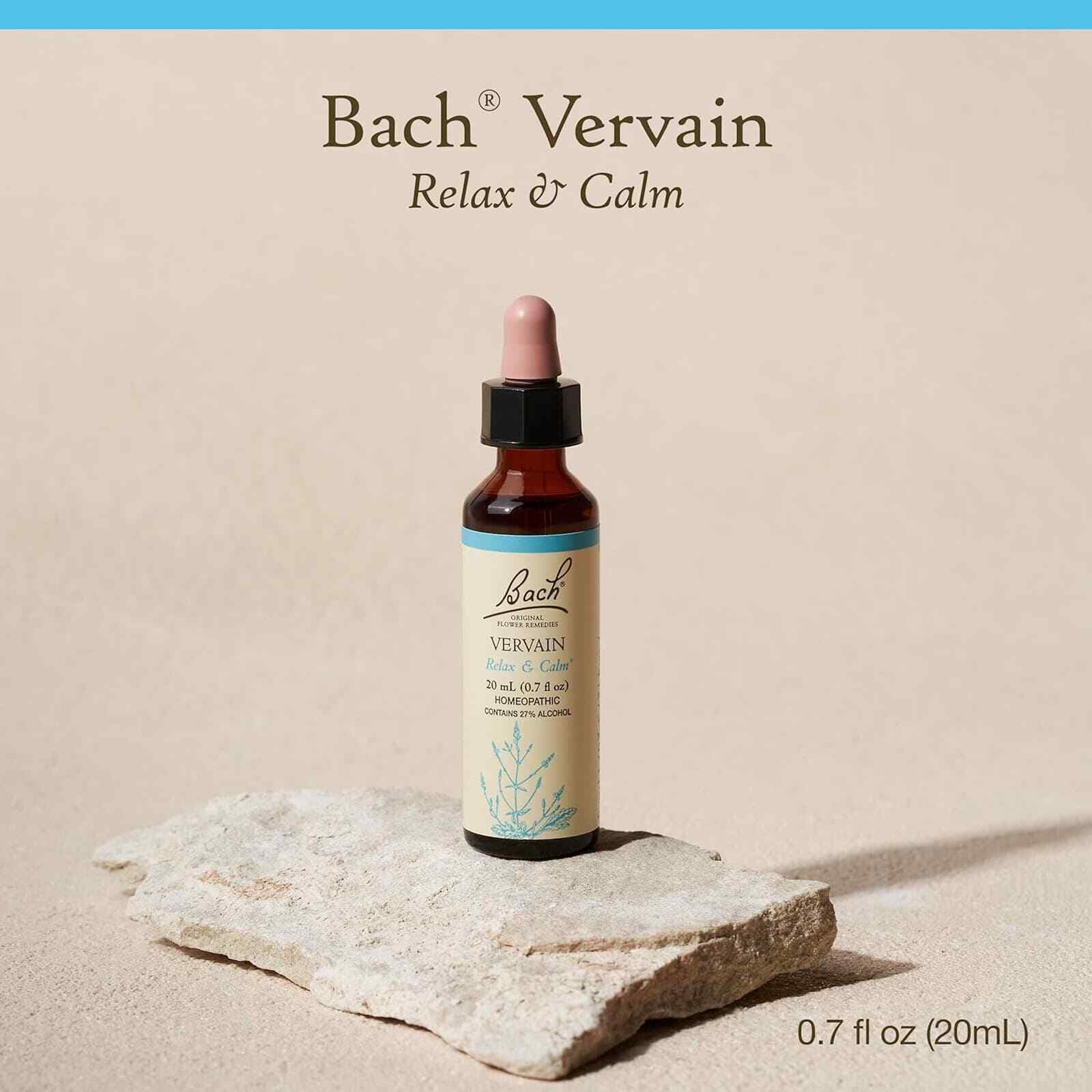 Bach Original Flower Remedies Vervain Relax & Calm 0.7 fl oz 20mL
