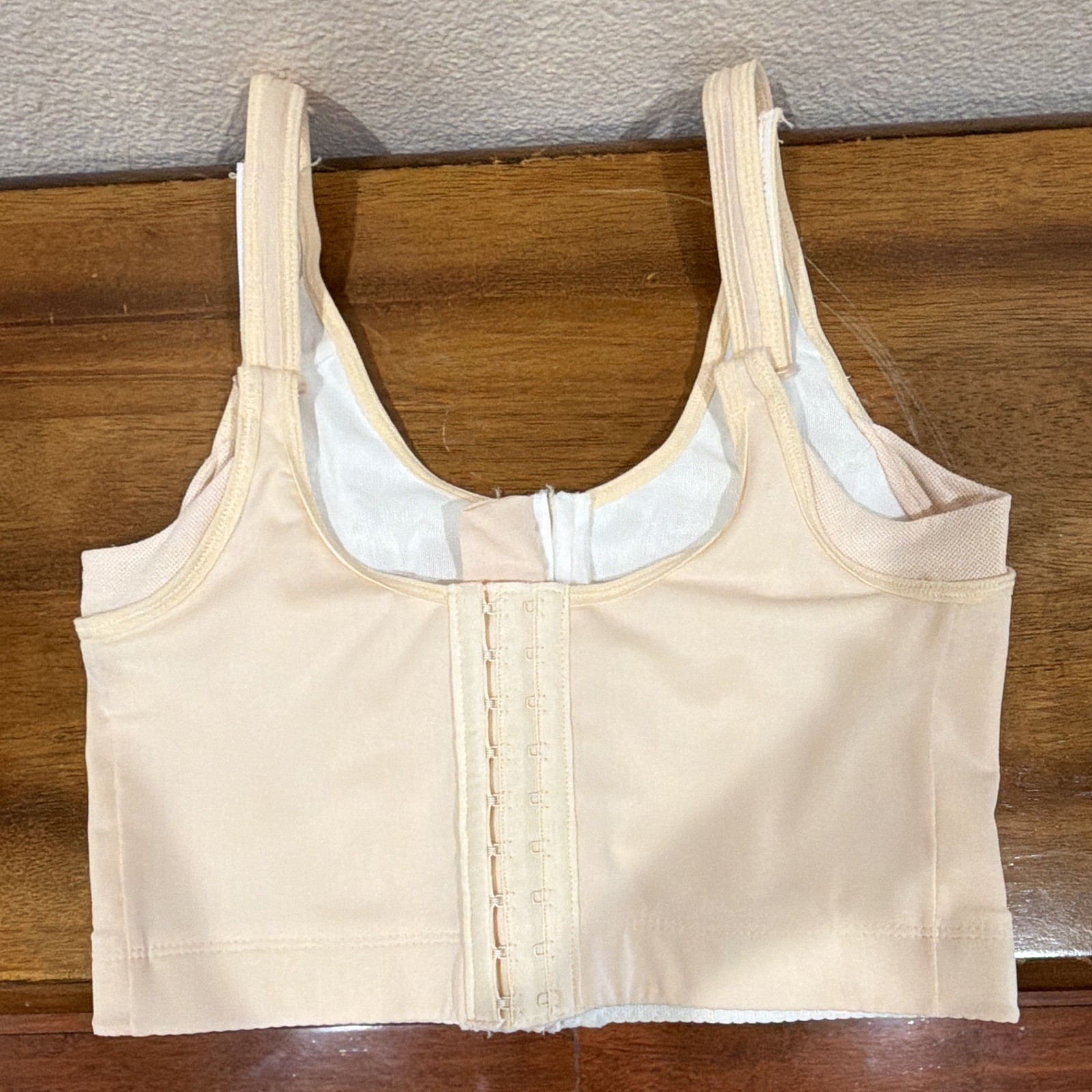 Bellisse Breast & Chest Wall Compression Bra Front Close Beige MPN 76125-34 A/B