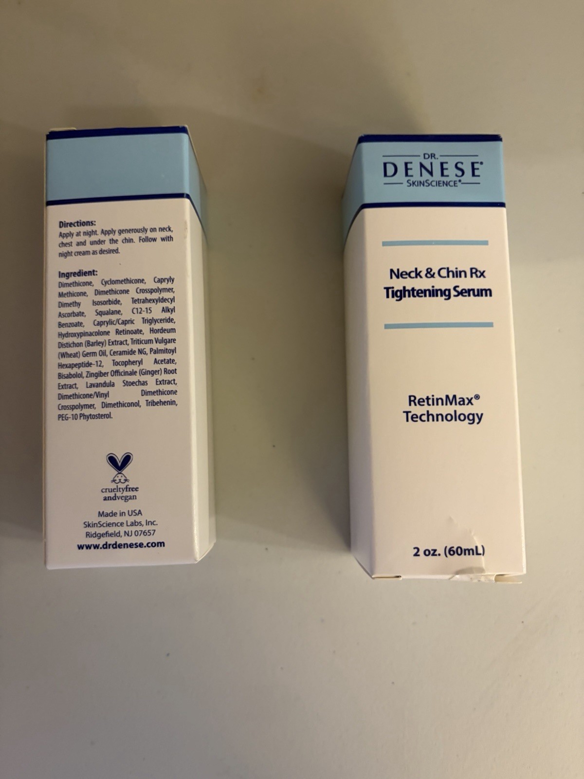 Dr. Denese Neck & Chin Rx RetinMax Tightening Serum for Neck Chin Chest 2oz
