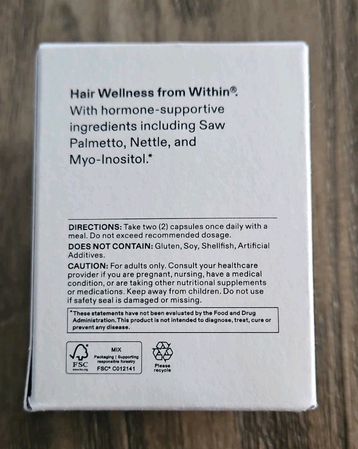 Nutrafol Women’s Hormone Support 60 Capsules Glass Bottle Exp 1/28 NEW