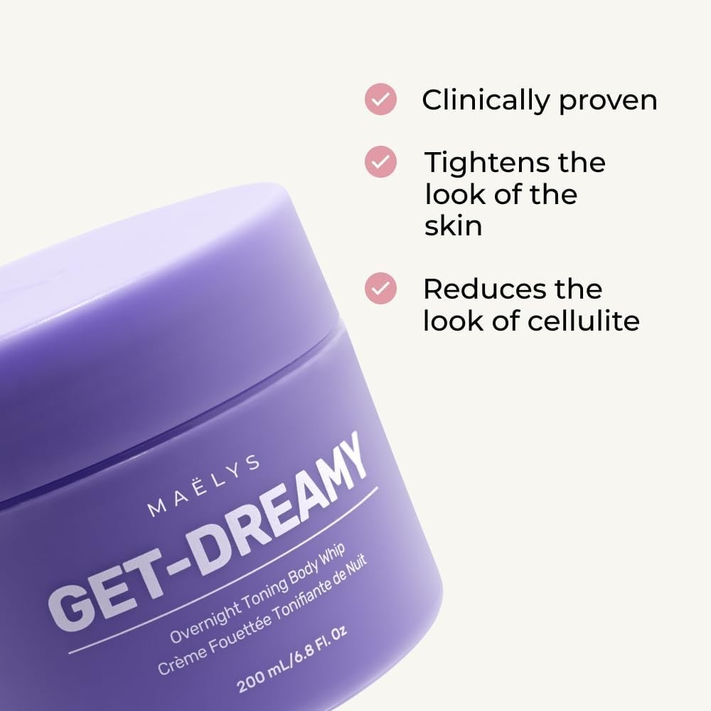 MAELYS GET – DREAMY Overnight Toning Body Whip – 6.8 oz / 200 ml – FREE SHIPPING