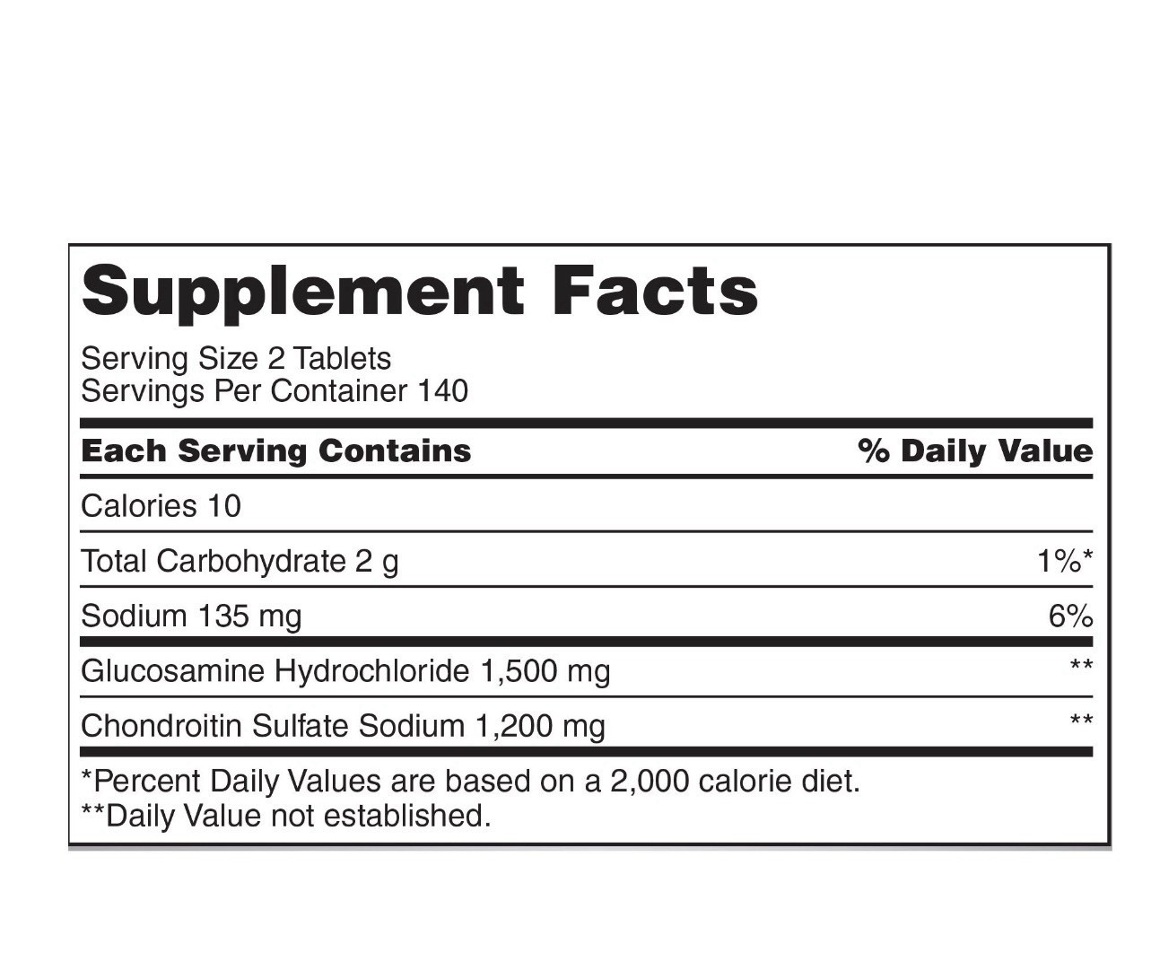 Kirkland Signature Glucosamine & Chondroitin, 280 Tablets
