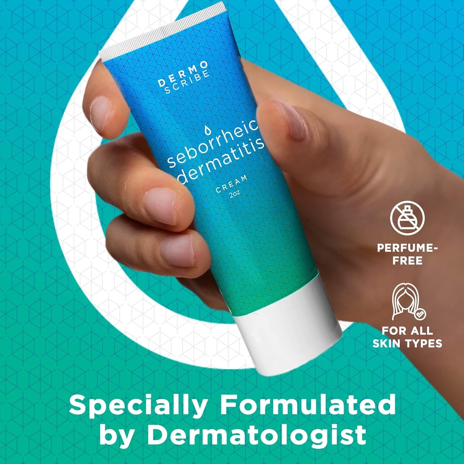 Eczema Cream for Face, Chest & Scalp – 2 oz of Hydrating Relief for Itchy Skin