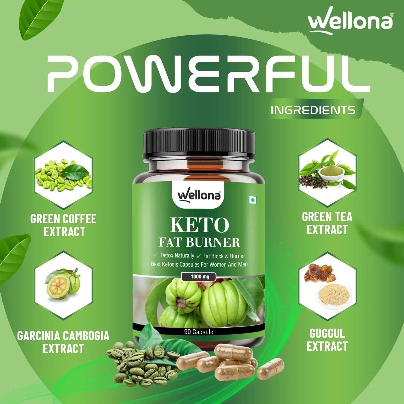 Keto Fat Burner 1000mg Weight Loss Supplement for Men & Women 90 Capsules