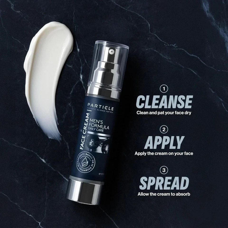 Particle FACE CREAM Men’s Formula 6 in 1 Anti-Aging Moisturizer 1.7oz