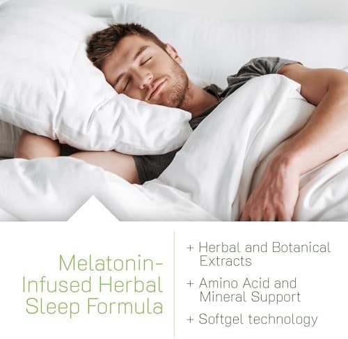 Power to Sleep PM 6mg Melatonin GABA Ashwagandha Sleep Supplement 60 Gels