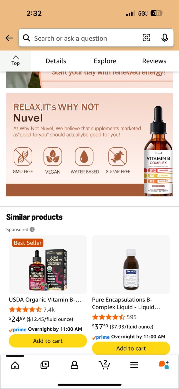 3x nuvel vitamin b complex