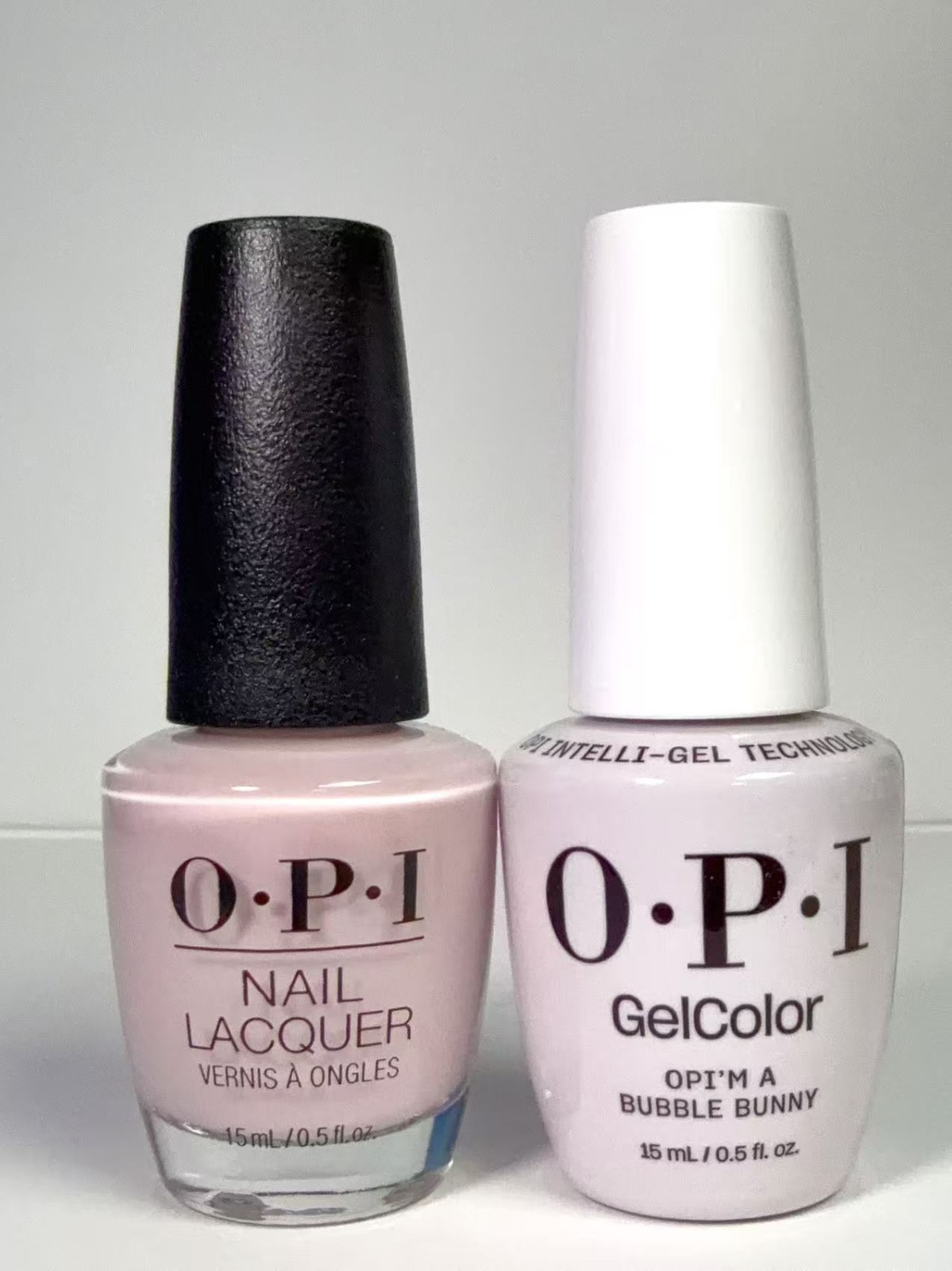 OPI Gel + Nail Lacquer S061 OPI’m a Bubble Bunny 0.5 oz