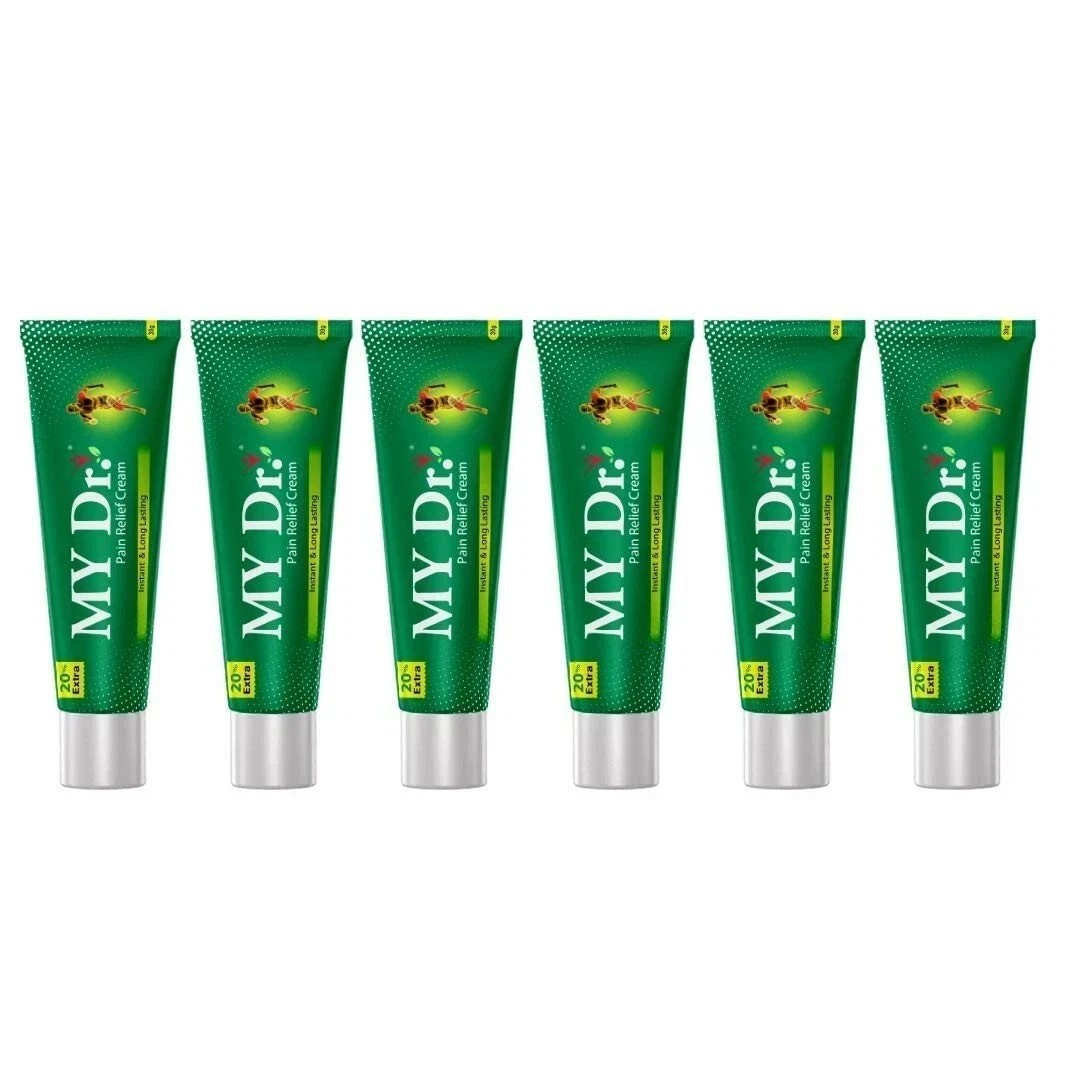 6 x MY Dr. Pain Relief Cream 60gm Ointment 100% Ayurvedic For Aches & Pains