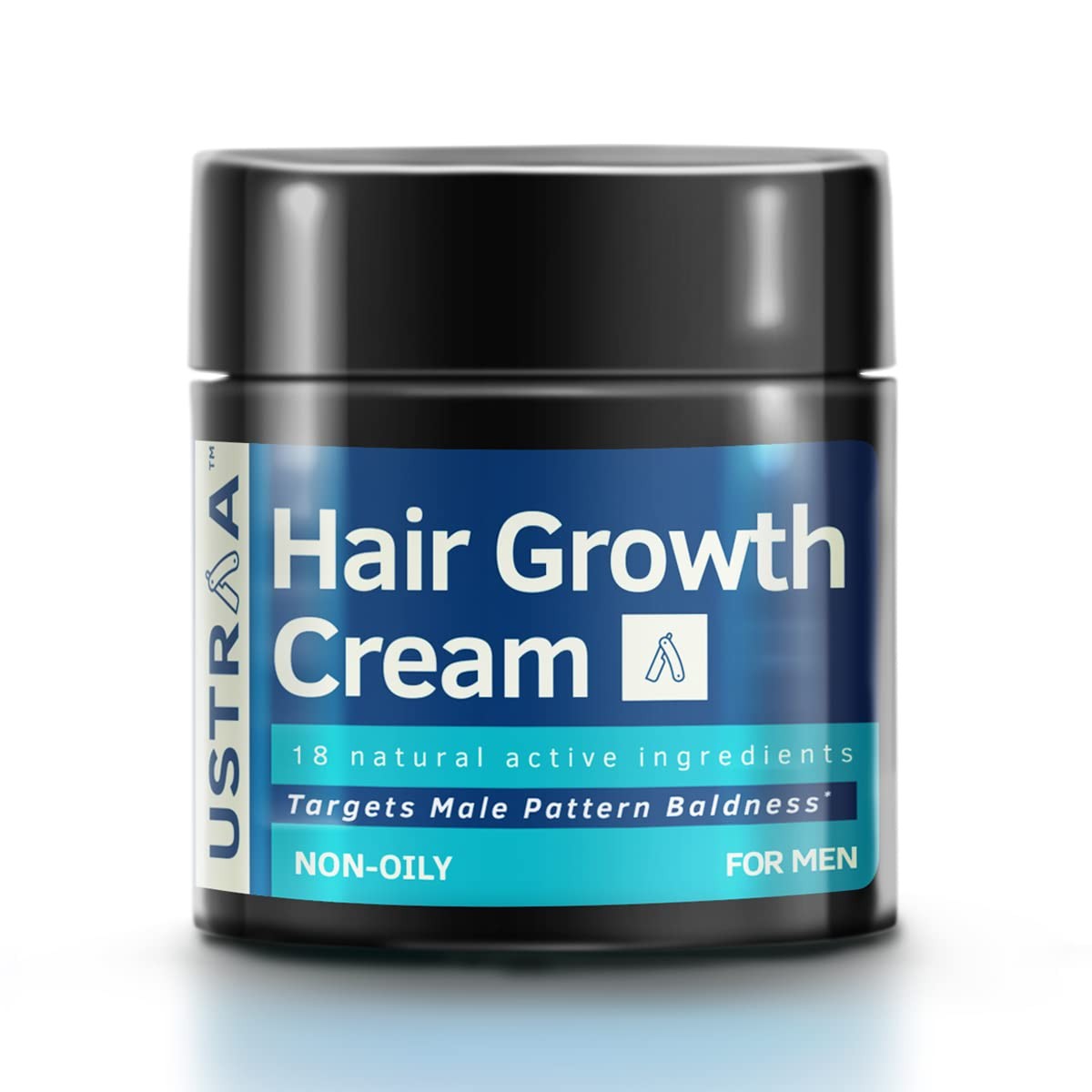 USTRAA Hair Growth Cream ,Onion Extract Neelbhringadi & Black Seed Oil 2 x 100gm