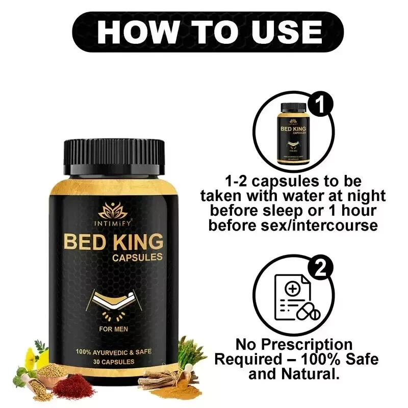 NEW . 30 Powerful Capsules . Works In 10 Minutes. 100% Money Back Guaranteed