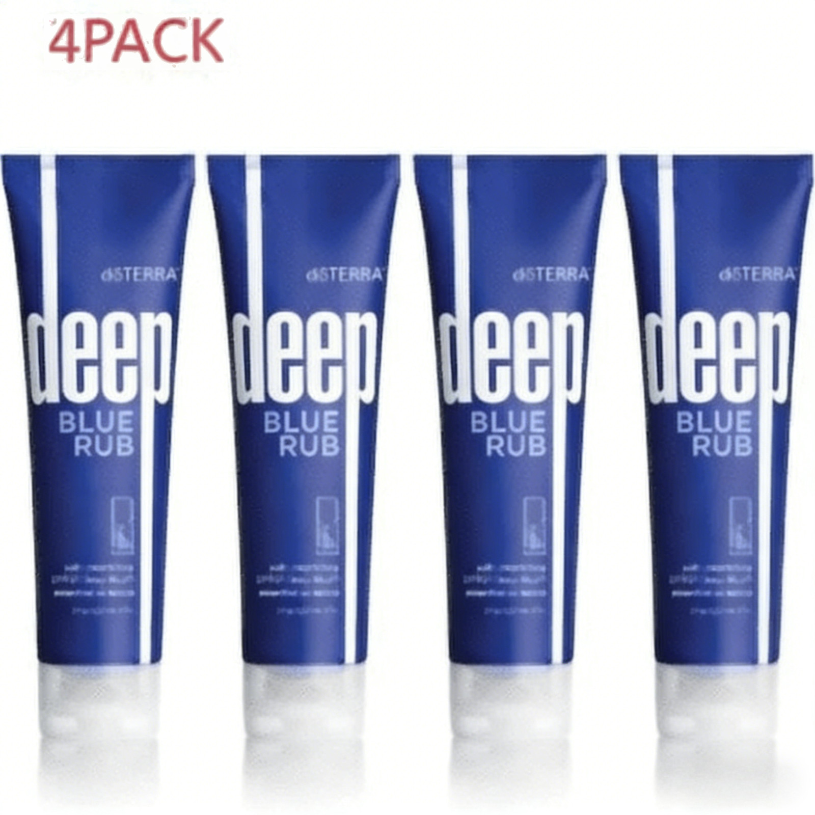 4Pack Brand-New Deep Blue Rub Cream Doterra – 4 oz , Sealed EXP:2028