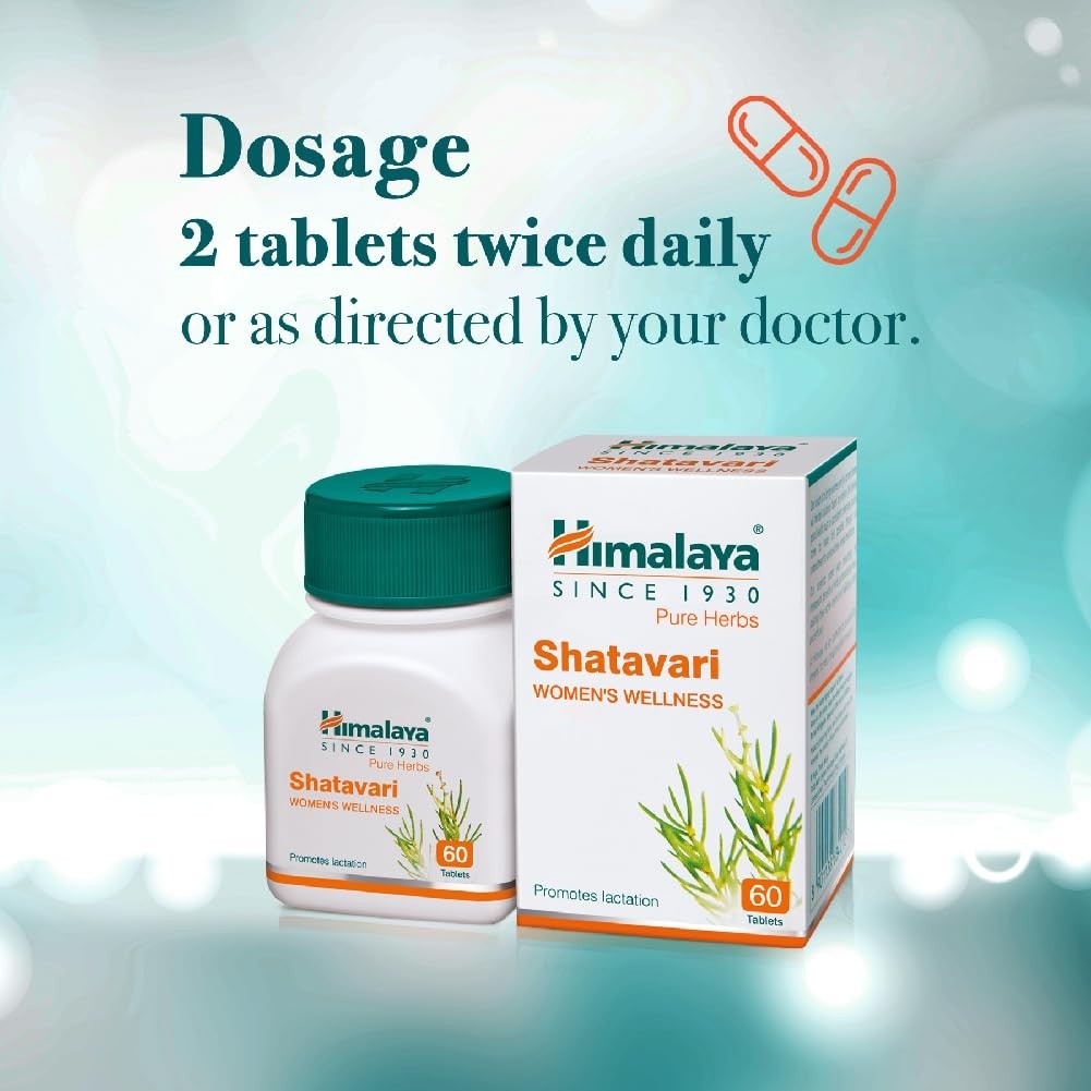 Himalaya Shatavari Tablets 60 Tabs Herbal Women Wellness Buy 2 Get 1 FreeUS Ship