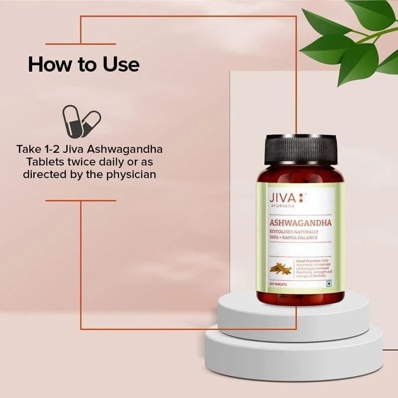 Ashwagandha Tablet For Boost Energy, Immunity, Strength,Stress Relief(Pack of 2)