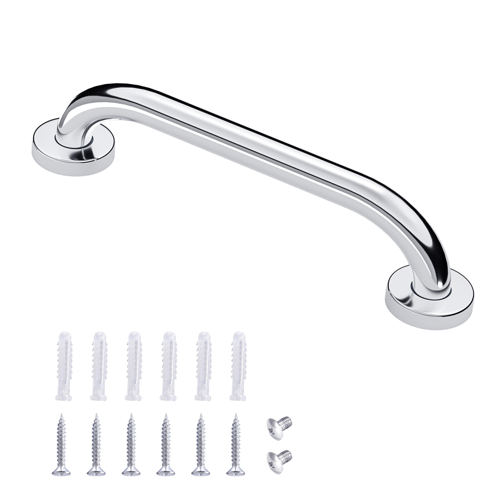 12-25” Stainless Steel Grab Bar Bathroom Safety Handicap Shower Handle SupporT