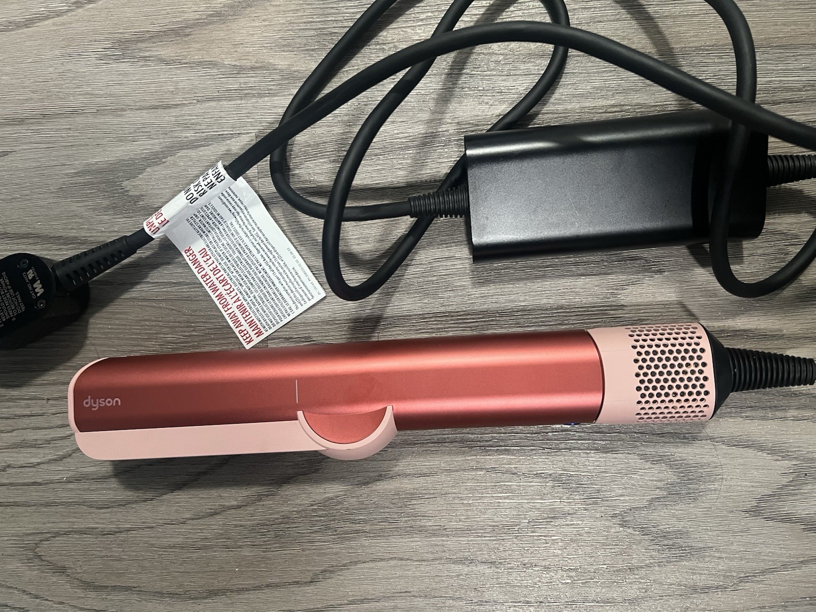 Dyson Airstrait Hair Straightener Styling Tool in Pink/Copper Finish
