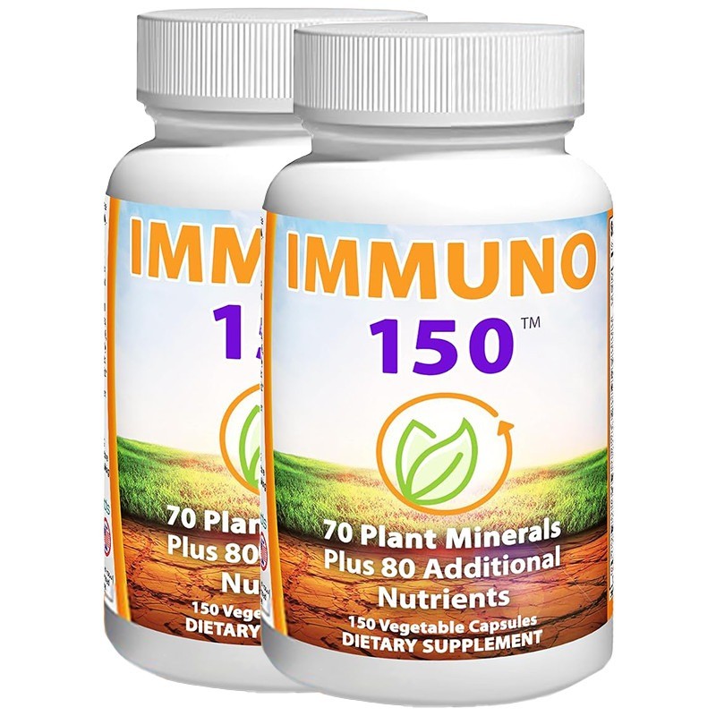 1-3 bottles of immune 150immune support supplement, containing 70plant minerals-