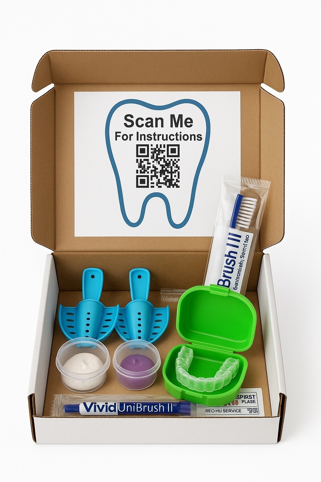 Custom LabMade Dental Night Guard for Teeth Grinding with Home Impression Kit