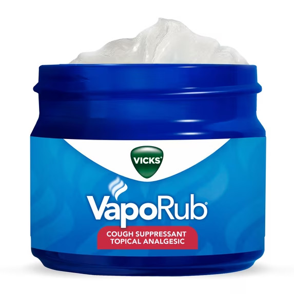 Vicks VapoRub Topical Chest Rub and Analgesic Ointment, Cough Medicine for Cough