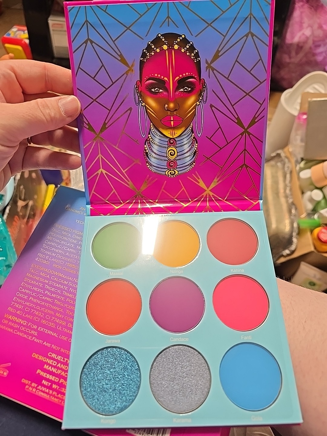 Juvia’s Place The Warrior III Eyeshadow Palette NIB 1.14 Oz JP191004 Authentic