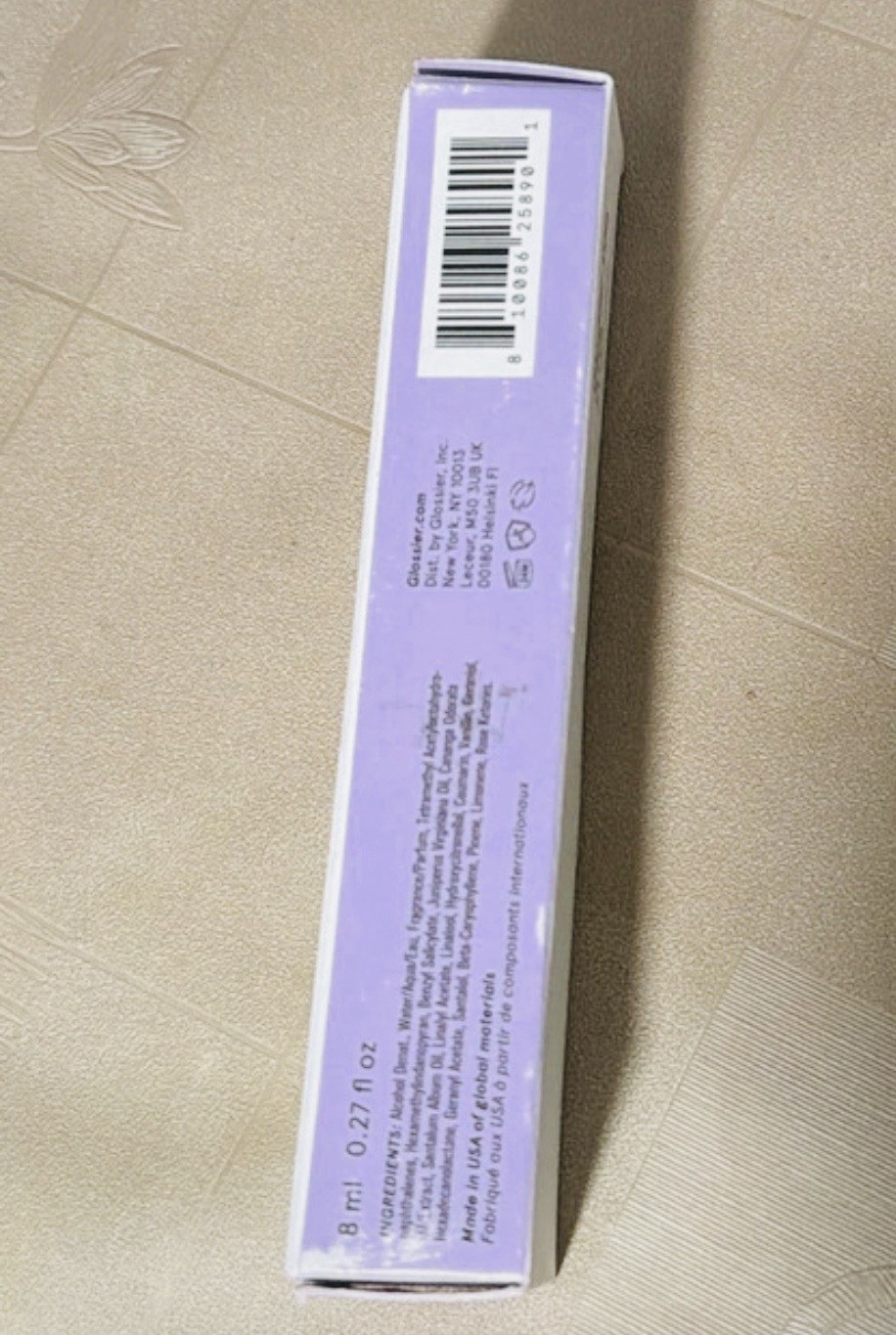 Glossier You FLEUR Eau de Parfum Spray Travel Size 8 ml / 0.27 fl oz