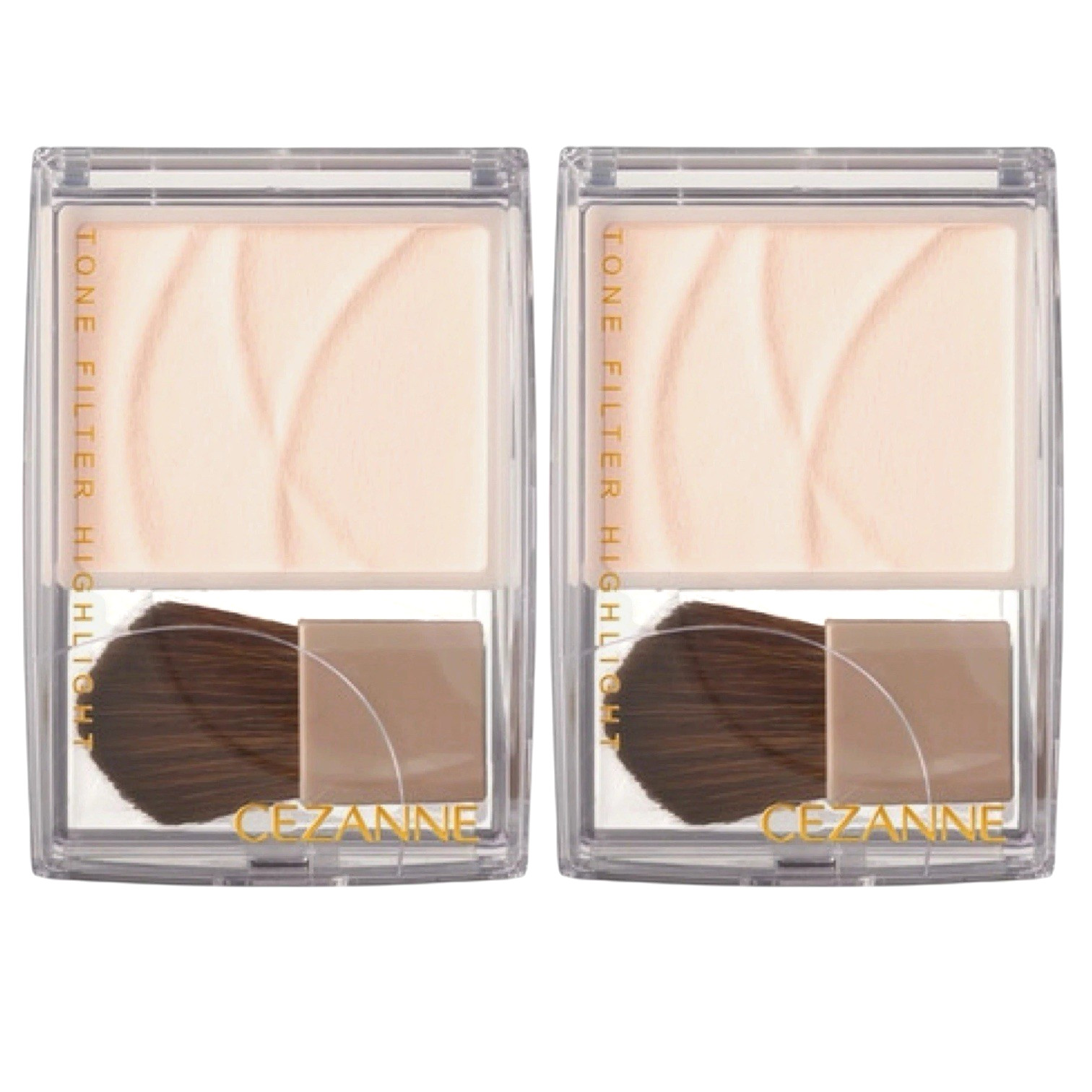 [NEW] Cezanne Tone Filter Highlight 01 Filter Beige Face Highlighter 2 Pcs Japan