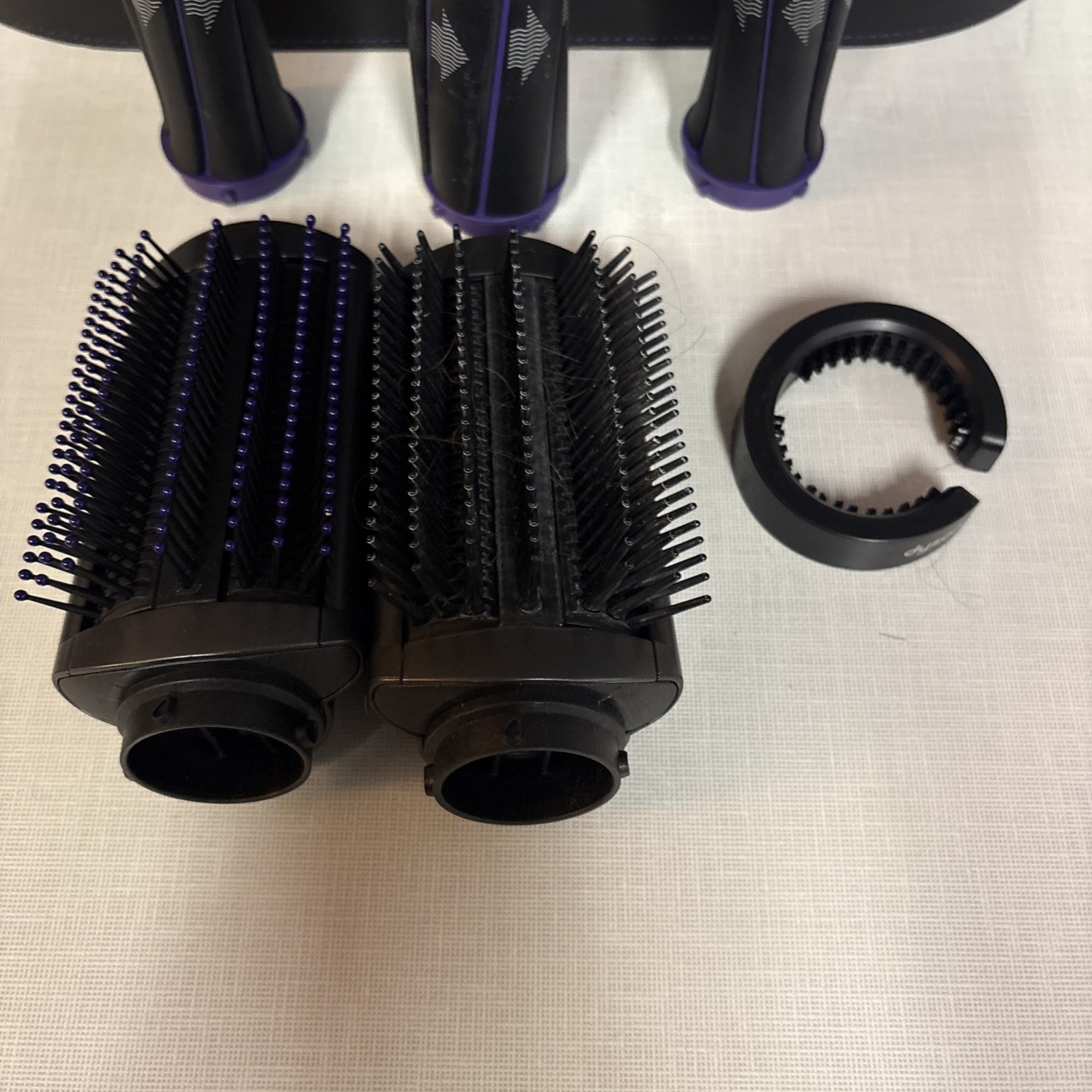 Dyson Airwrap Attachments & Box Only…See Pictures Purple Black Case manual