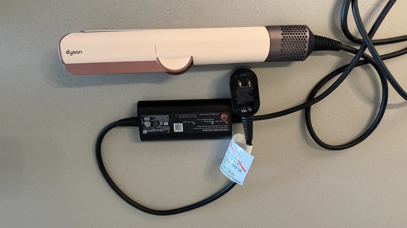 Dyson Airstrait Hair Straightener Pink/Rose Gold -HT01 Great Condition
