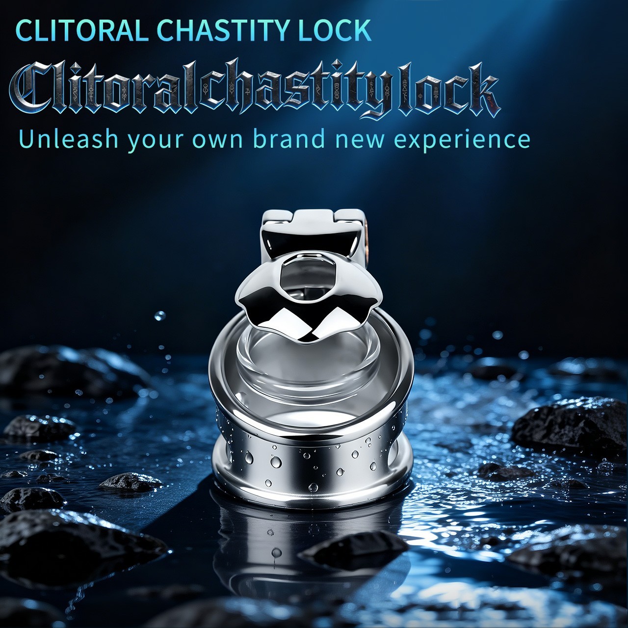 New Stainless Steel Male Chastity Device Realistic Cage Men Metal Locking Belt
