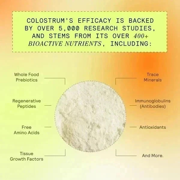 ARMRA Colostrum Superfood Grass-Fed Immune Fitness Brain Benefits Unflavored New