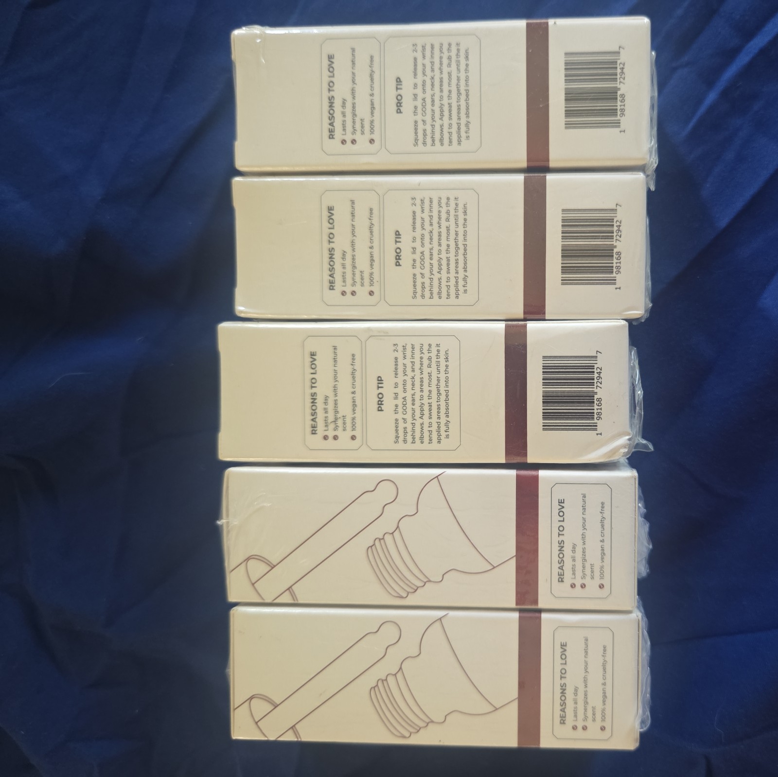 5 NEW GODA For Her Pheromone Infused Perfume 0.5 fl oz