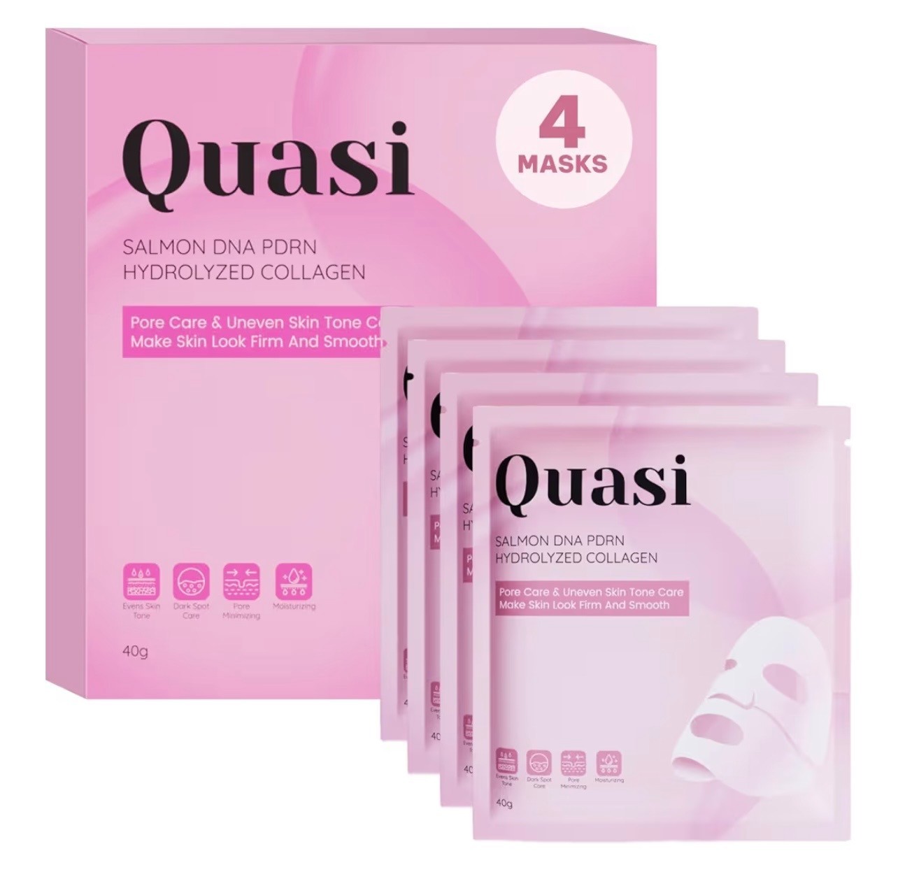 Original Collagen Mask with Salmon PDRN Korean Skin Care Gel Mask for Hydration