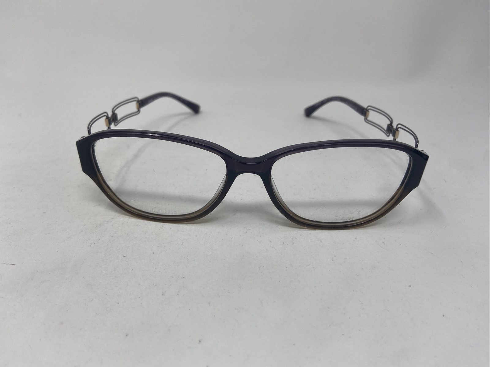 LINE ART CHARMANT XL 2033 VO 53/15/135 PURPLE BROWN EYEGLASSES FRAME :R68