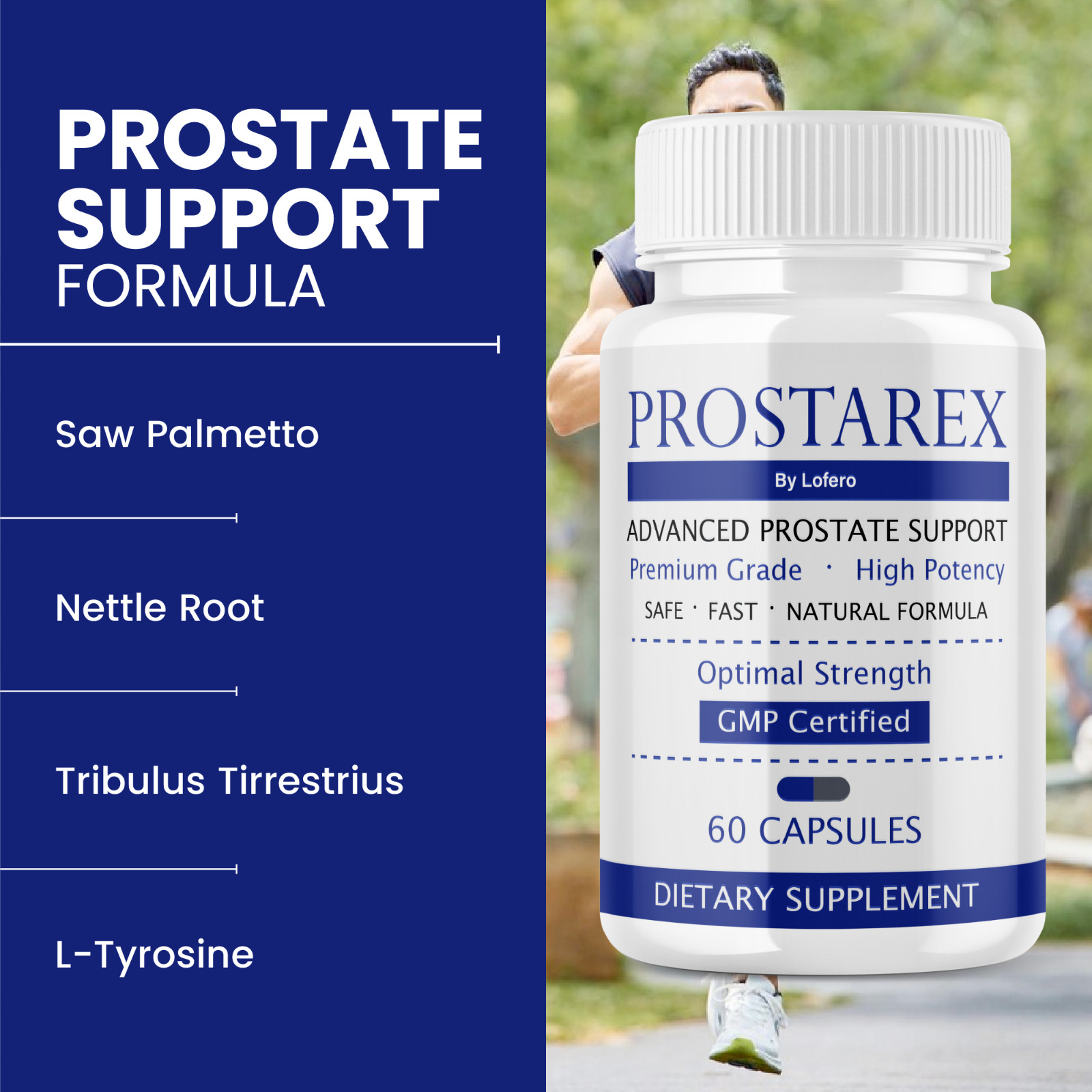 (5 Pack) Prostarex Capsules Prostate Supplements For Men Supports Health (300ct)