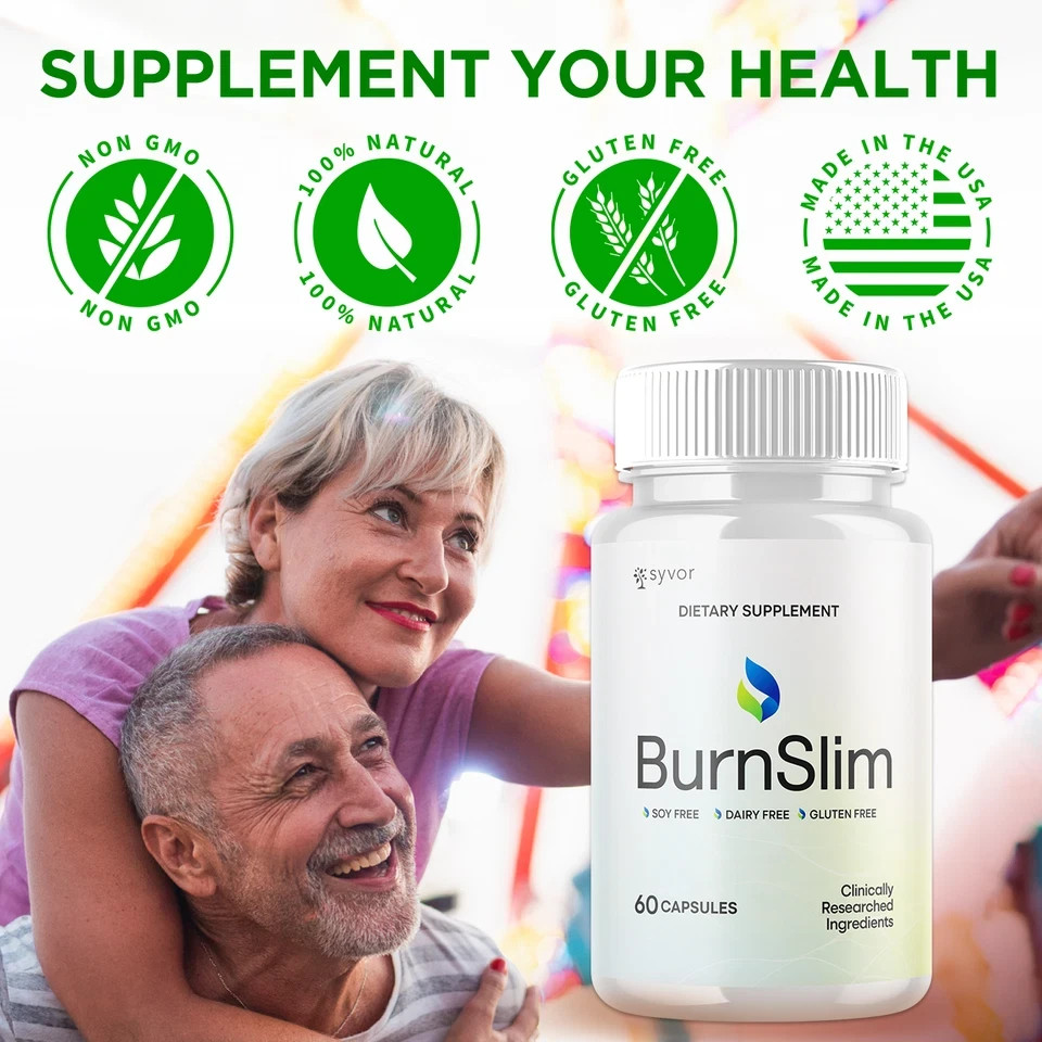 (2 Pack) BurnSlim Advanced Energy & Fitness Supplement Burn Slim 60 Capsules.
