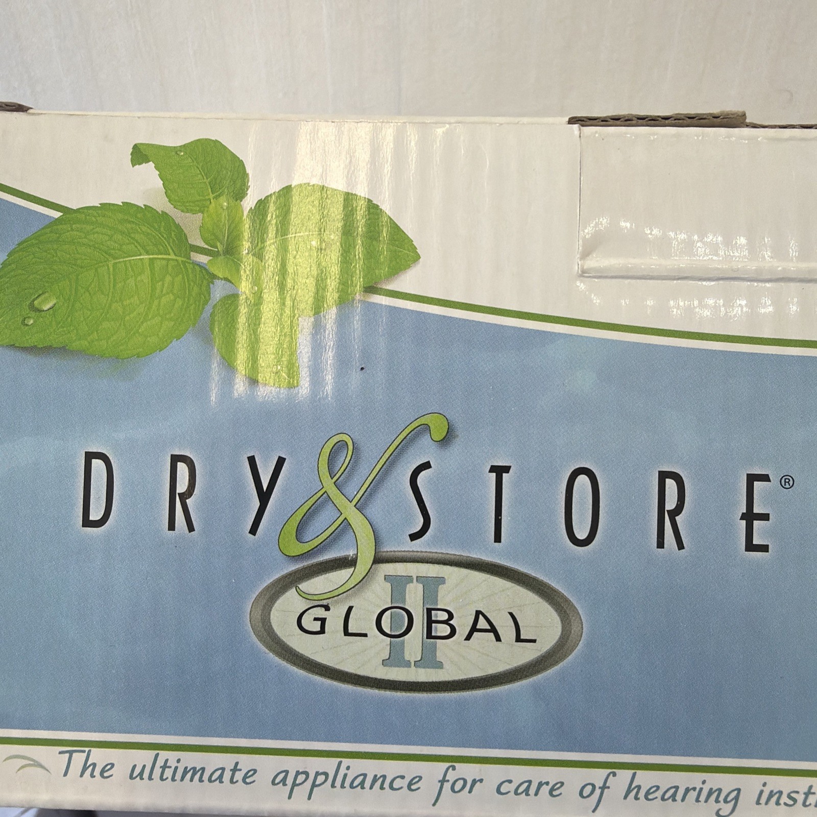 Dry & Store Global II Hearing Aid Conditioner Dryer DryBrik Box Cord NIB TRG-AA