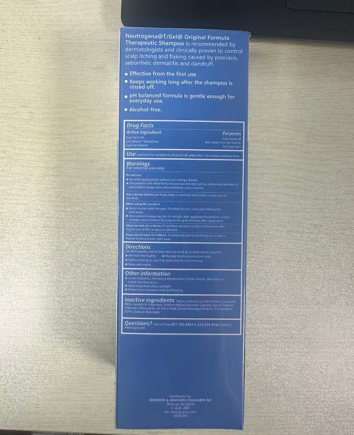 Neutrogena T-Gel Therapeutic Shampoo Instant Treatment 8.5 Fl Oz New Sealed Box