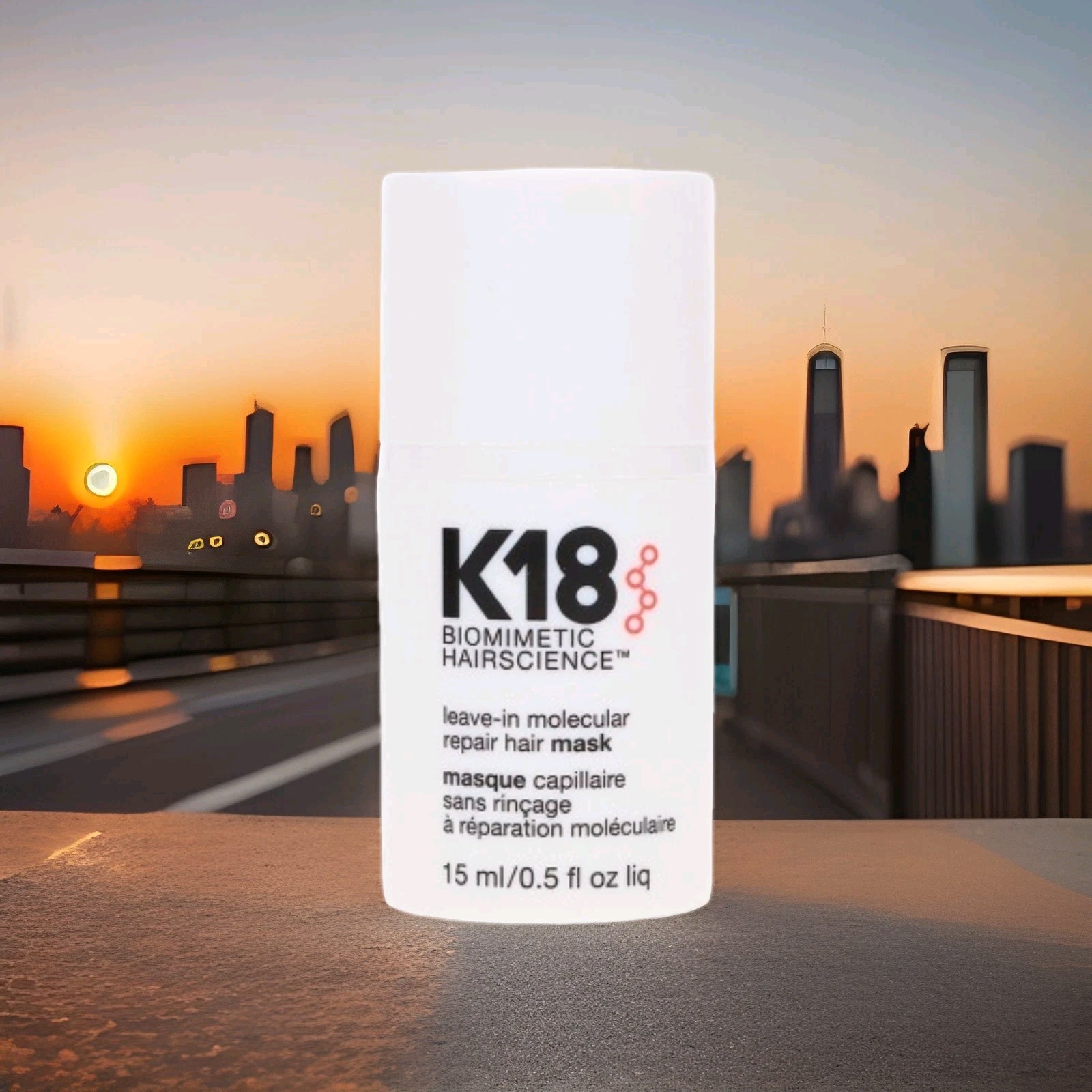K18 Biomimetic Hairscience Leave-In Molecular Repair Hair Mask 0.5oz/15ml
